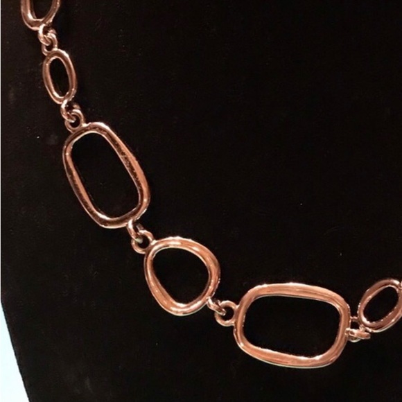 LIA SOPHIA SILVER-TONED GEOMETRIC NECKLACE - Picture 7 of 11